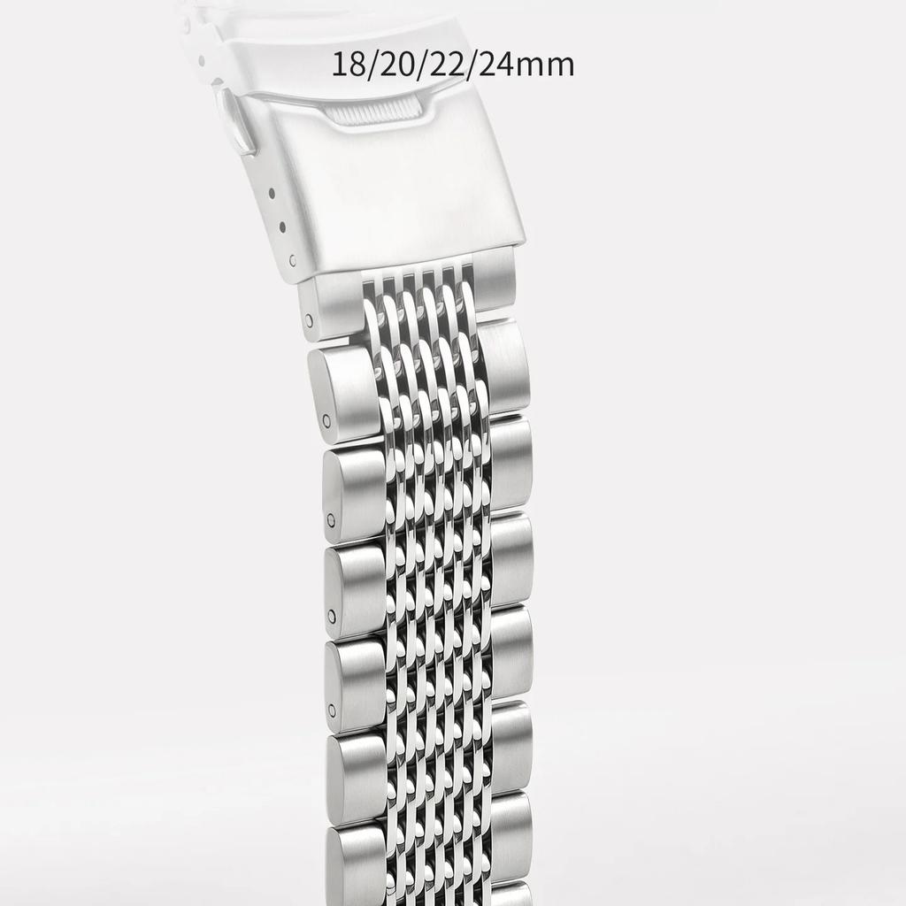 18/20/22/24 мм Универсальный ремешок из нержавеющей стали для Omega Seiko с быстросъемным креплением для Samsung Huawei gt5 Мужской Женский Браслет