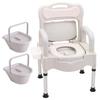Iimono117 Portable Height 6 Levels Sets of Removable Buckets Simple Toilet Nursing Simple Nursing Use Adult Nursing Care Load Capacity 250kg Toilet,