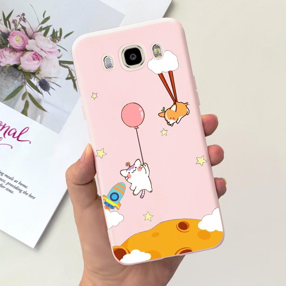 For Samsung Galaxy J7 J5 J3 2016 Case SM-J320F J510F J710F Phone Cover Cute Astronaut Silicone Bumper For Samsung J2 2016 Fundas