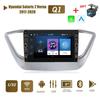 8-дюймовый Wi-Fi 2Din Android автомобильный радиоприемник мультимедийный видеоплеер для Hyundai Solaris 2 Verna 2017-2020 с кнопкой GPS 1 + 32 ГБ