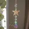Hanging Pendants Shiny Gardening Sun Catcher DIY Cute Hanging Catcher Ornaments Dreamy Crystal Wind Chime Lighting Decor