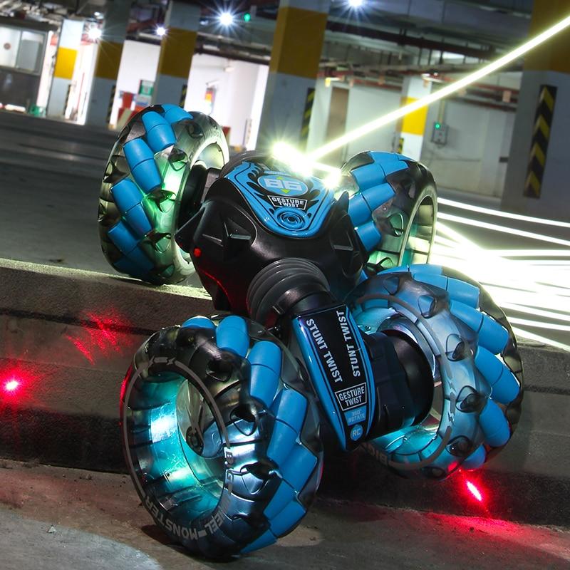 Новый 1:12 4WD RC автомобильный радиоприемник с жестами, индукционный музыкальный свет, трюк, дистанционное управление, автомобиль для бездорожья, игрушки для мальчиков, подарки для детей