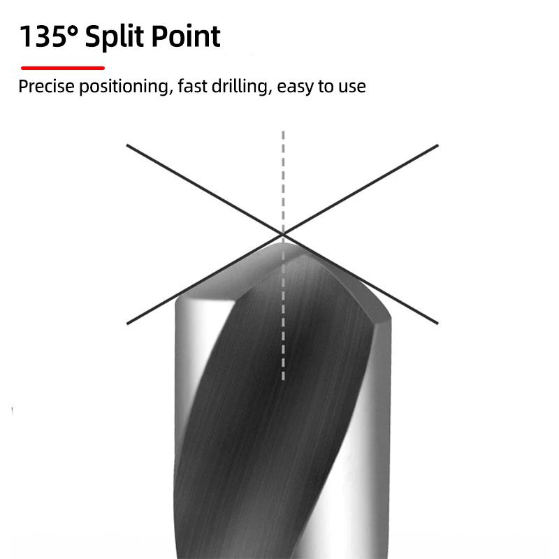 1Pc/2Pcs HSS Self Centering Hinge Twist Drill Bits 9/64" 5mm Window Doors Screw Hole Saw Woodworking Reaming Cabinet Tool Set