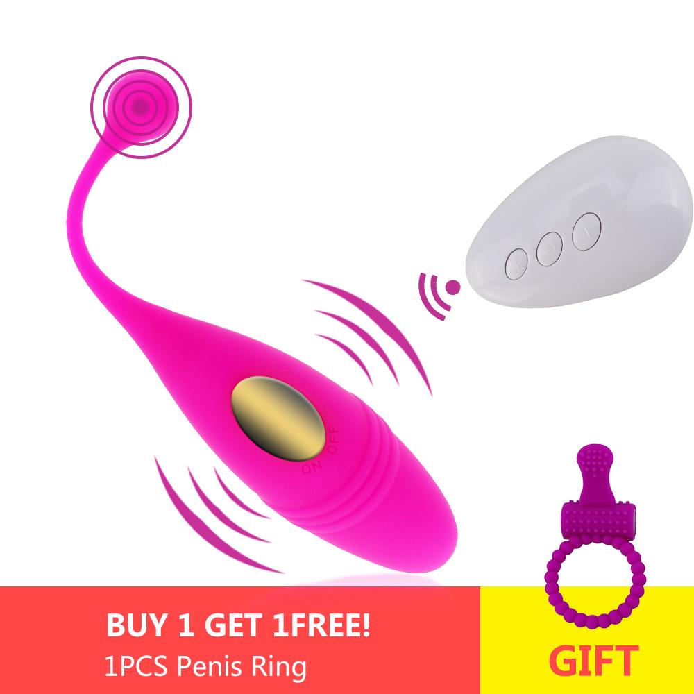 Love Egg Vibrator Wireless Remote Powerful 10 Mode Vibrations Remote Control Vibrating Egg G- Spot Vibrator Sex Toy for Women