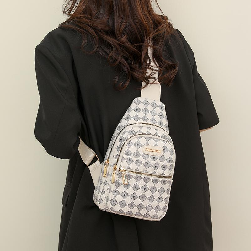 Нагрудная сумка Женская сумка через плечо Нагрудная сумка Рюкзак Женская маленькая сумка с принтом