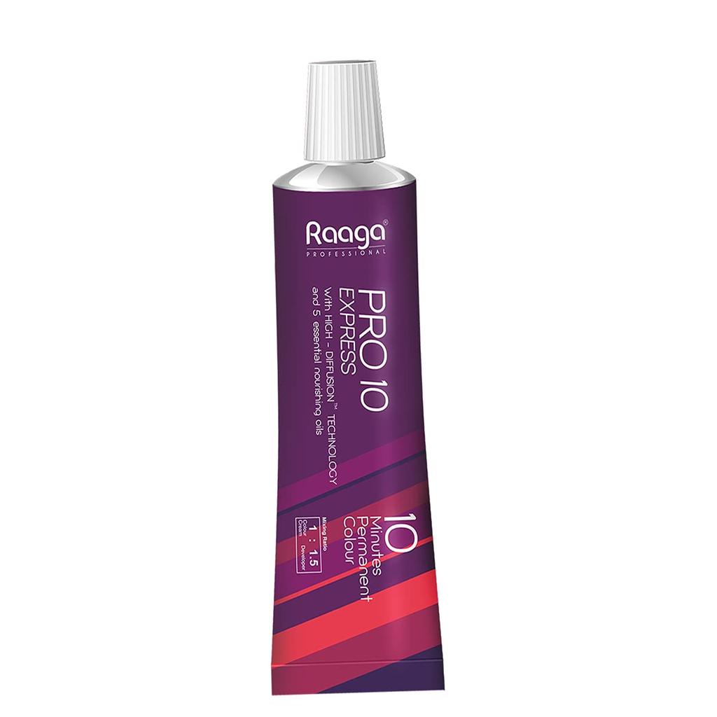 Raaga Professional Pro 10 Light Brown Hair Color 90g Pack Of 1 Quick Permanent Hair Dye