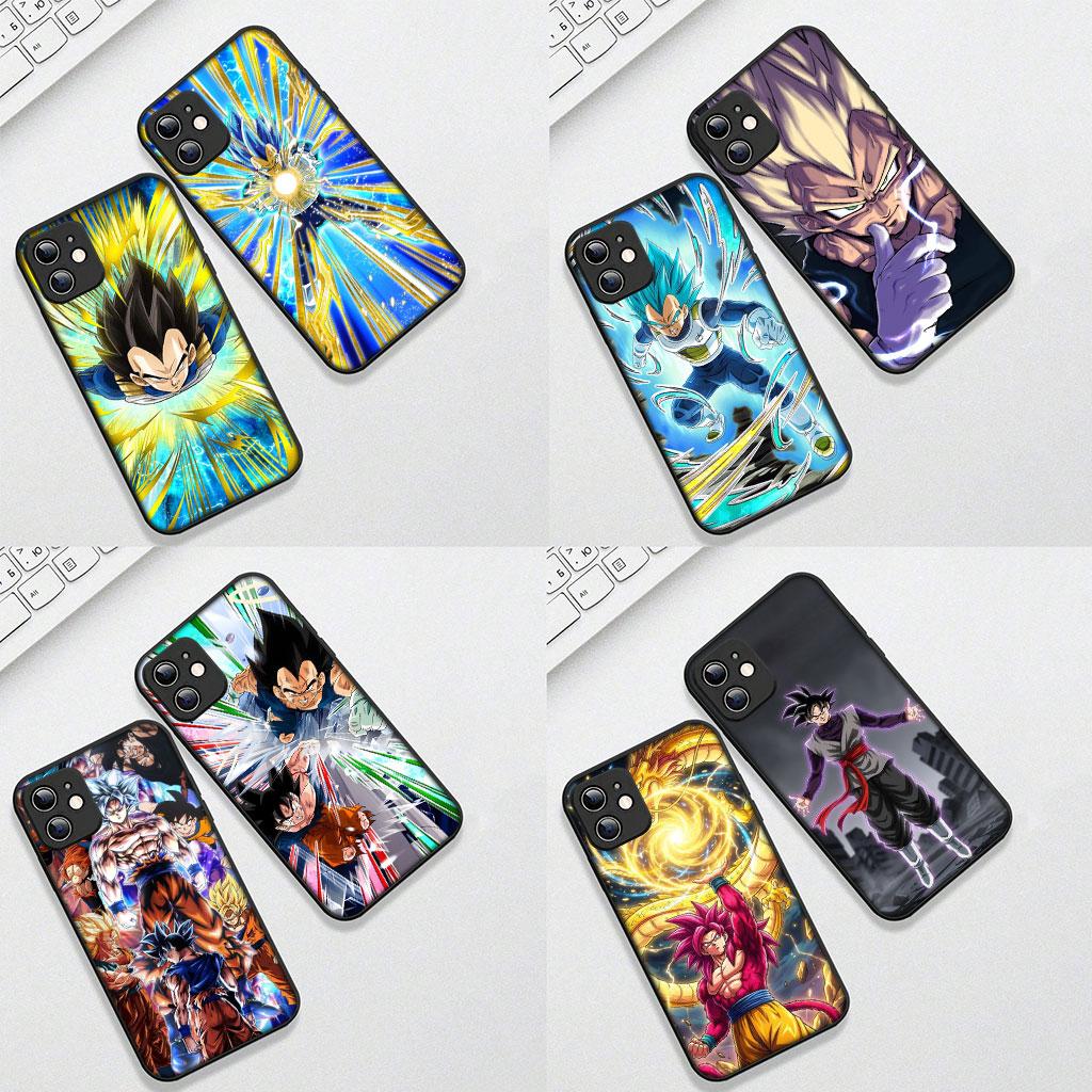 Cover for Apple iPhone 13 12 Mini XS 11 Pro Max 7 8 Plus XR SE 2022 2020 SE3 Phone Case Vegito Dragons Son Gokus Balls Vegeta