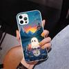 Милый чехол для телефона с призраком на Хэллоуин для Iphone 17 Air 16 16E 11 12 13 Mini 14 Plus 15 Pro Max 7 8 + SE 2020 Чехол для телефона Coque