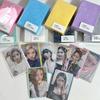 50Pcs/Pack Colored Korean  Idol Photo Card Holder 3 Inch Photocard Sleeves Photo Anti-Scratch Card Protective Case