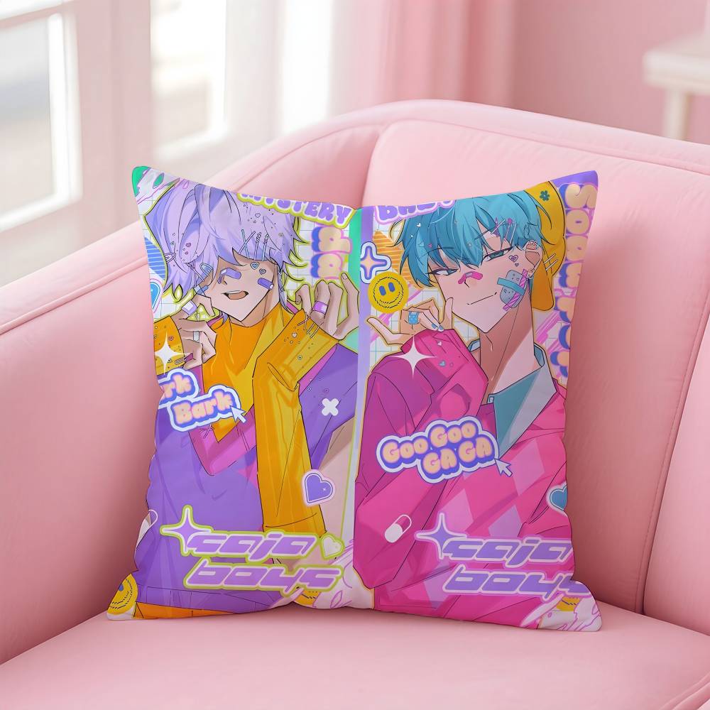 Saja Boys Kpops D-Demon H-Hunters Pillow Case Pattern Printed Pillowcase For Living Room Sofa Cushion Cover & Bedroom Decor