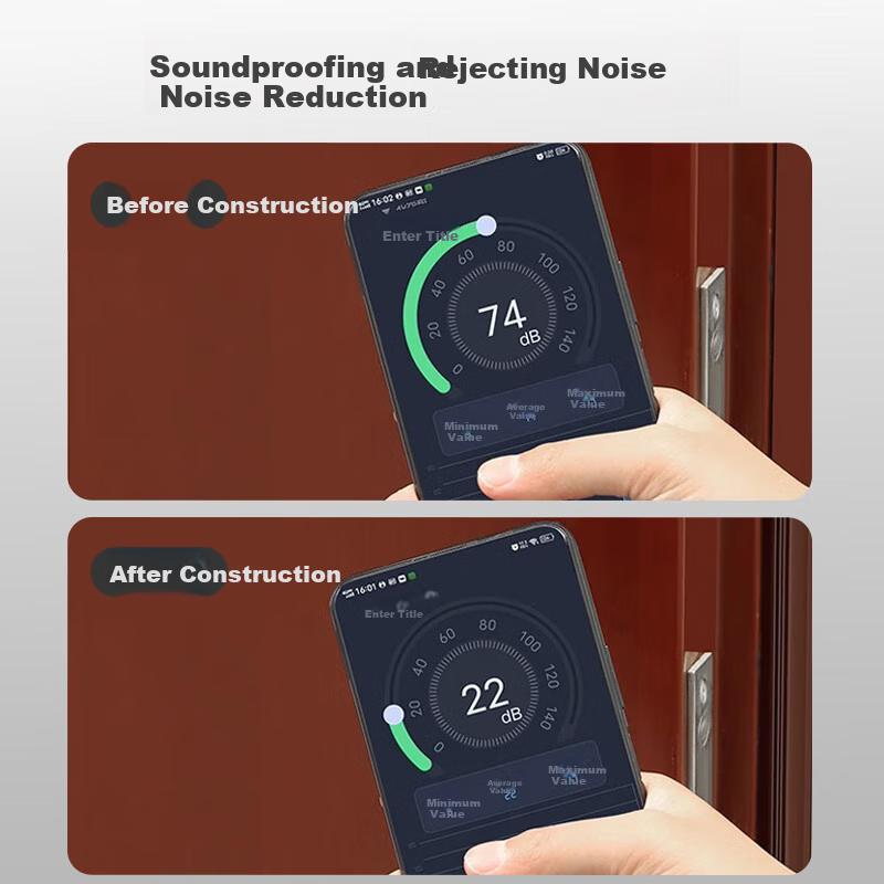 FESETE Door And Window Gap Sealing Strip, Glass Door Draft Stopper, Soundproof Windproof Gasket for Windows