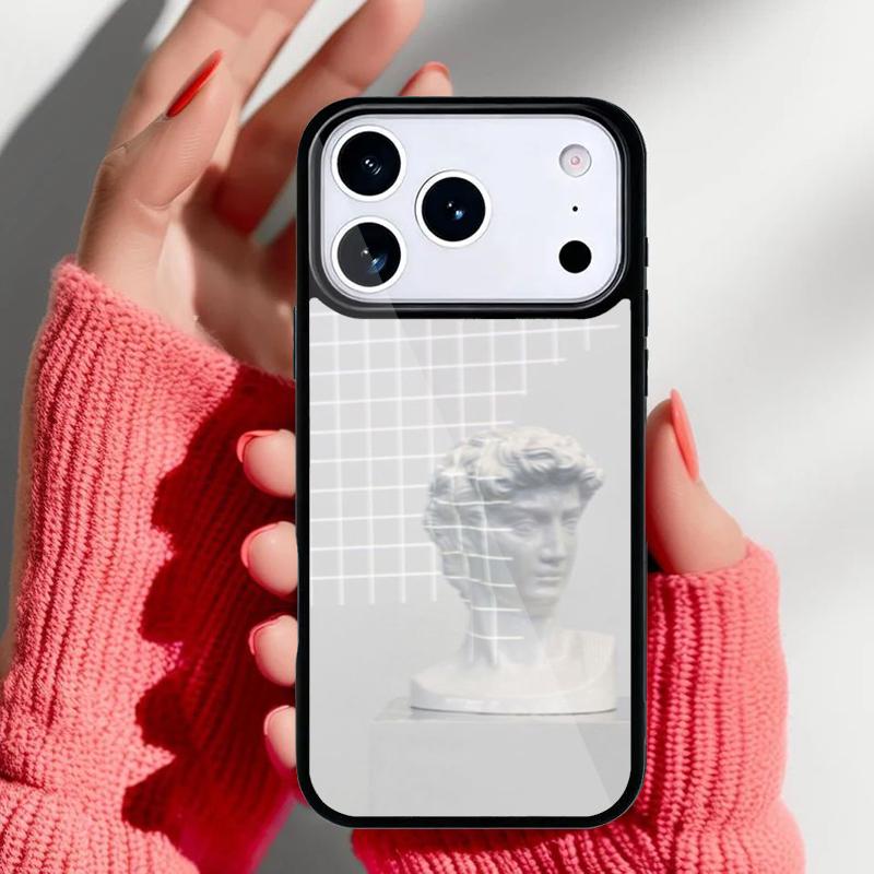Эстетичный белый чехол для телефона iPhone 17 16 15 14 13 Pro Max Задняя крышка для 12 11 Pro Coque