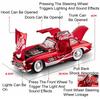 1:Масштаб 24 300SL 500K Винтажный автомобиль Игрушечная модель Сплавной кузов Открывающиеся двери Музыка Свет Инерционные модели Модели Детское хобби Подарки