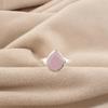 Rose Chalcedony Gemstone 925 Sterling Silver Handmade Jewelry Designer Ring Gift For Girls RR-76-19