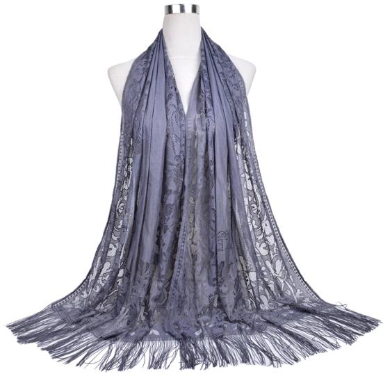 Women Chiffon Prayer Shawl Solid Color Versatile Turban Beach Towel Scarf Breathable Fabric Beach Towel Shawl