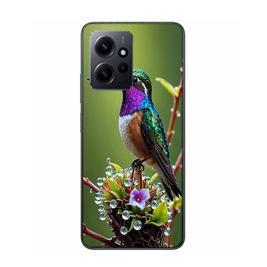 The Spirit of Hummingbirds Phone Case For Redmi 12 13C 12C 15C 9 10 10C Note 13 Pro Plus 14 15 Pro 9T 9C 9A TPU Soft Cover Clear