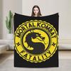 Скорпион Ограниченная Серия Mortal Kombat Покрывало Шерстяное Плед Украшение для Кровати Дивана Ультра-Мягкое Теплое Покрывало