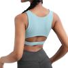 Женский ударопрочный полый спортивный бюстгальтер для бега, фитнеса, йоги, жилета Push Up