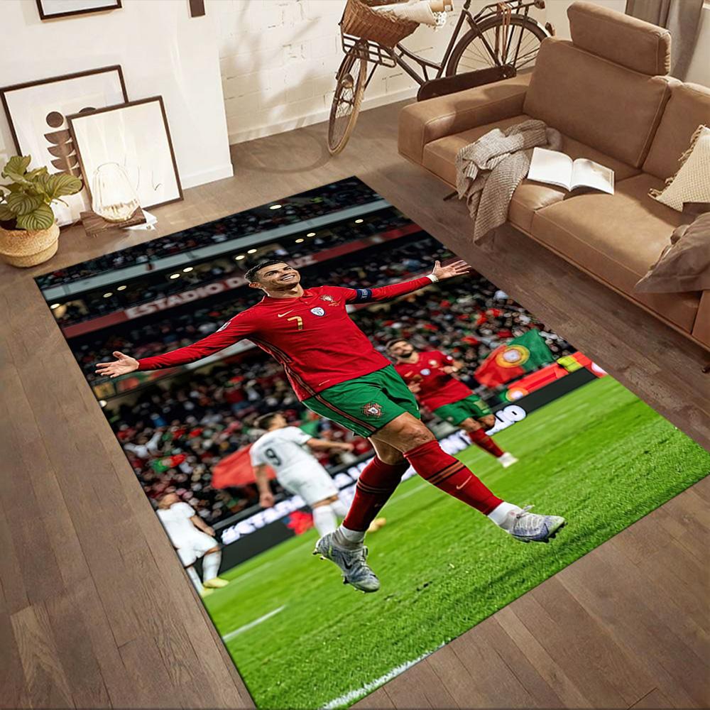 Cristiano Ronaldo Floor Rug Office Rug Design For Entryway Hallway Kitchen Decorate Room Antislip Carpet Decorate Offices Wedding Party Gift