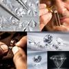 4PCS Crown Bling Tire Valve Stem Caps - Crystal Diamond Car Wheel Tire Caps - Handmade Rhinestone Universal Chrome Vehicle Tire Caps for SUV, Trucks,