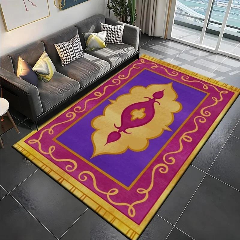 Magical A-Aladdin Floor Mat Non-Slip Carpet for Living Room Vibrant Rug for Sofa Doormat Kitchen Decor Perfect Kid's Gift