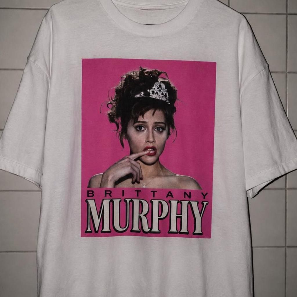 Brittany Murphy Bubblegum Pink Tee, Y2K Bootleg Shirt