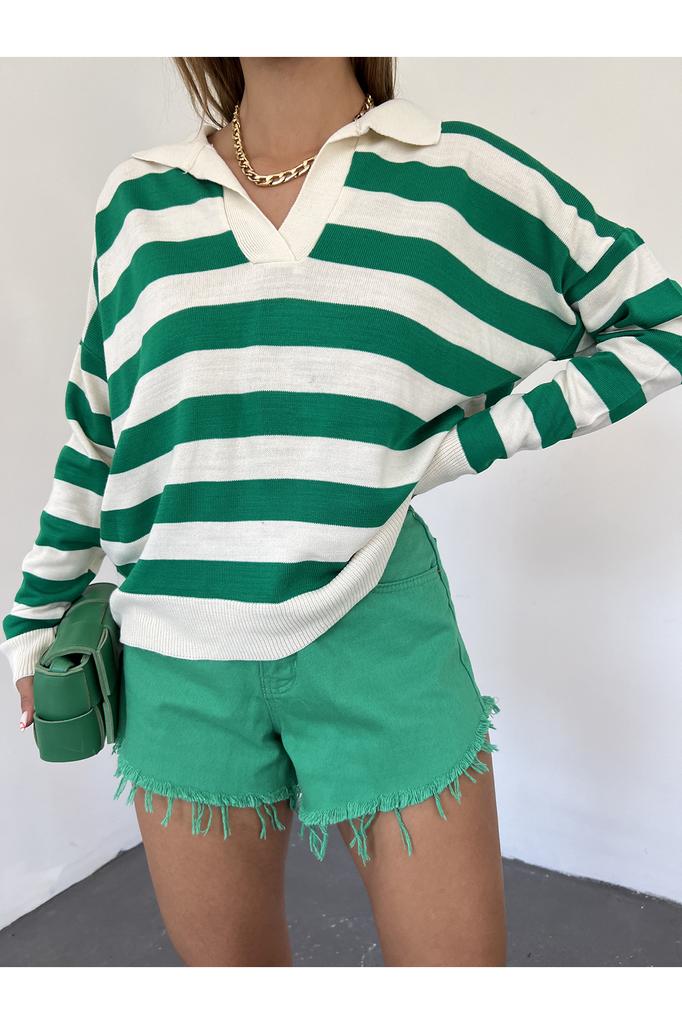 Women's Fashion Pullover Long Sleeve Sweaters Autumn and Winter Casual Knitted Top T-shirt One Size SL