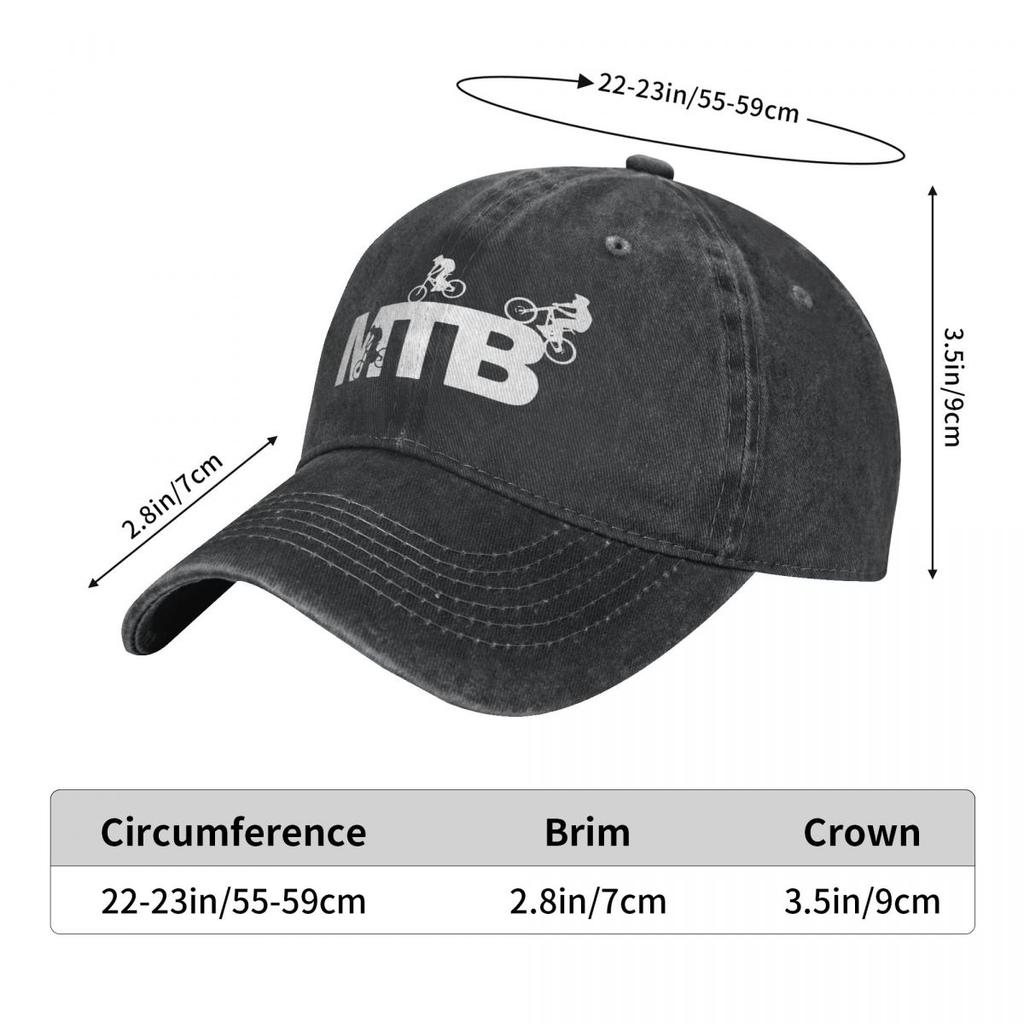 2022 New Spring Autumn Women Unisex MTB Cycling Logo Baseball Cap Funny Mountain Biker Bike Hip Hop Sun Hat Sport Denim Casquette
