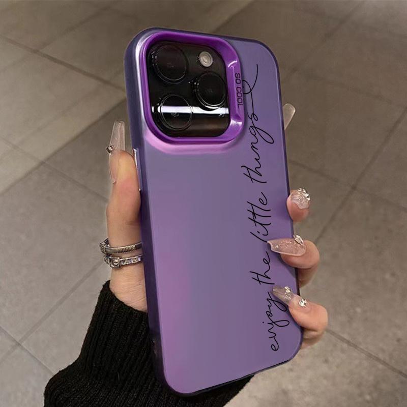 Phone Case For iPhone 16 15 14 Pro Max 13 12 Mini 11 Pro Max 7 8 Plus X XS SE2 English Sentence Graphic Printed Shockproof Cover