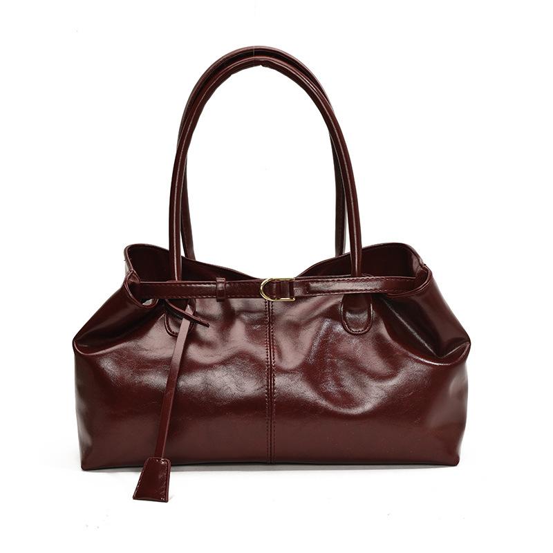 Vintage Handbag for Women Large Capacity 2026 New Underarm Commuting Bag Fashion Female Casual Single Shoulder Tote Bag Handbags