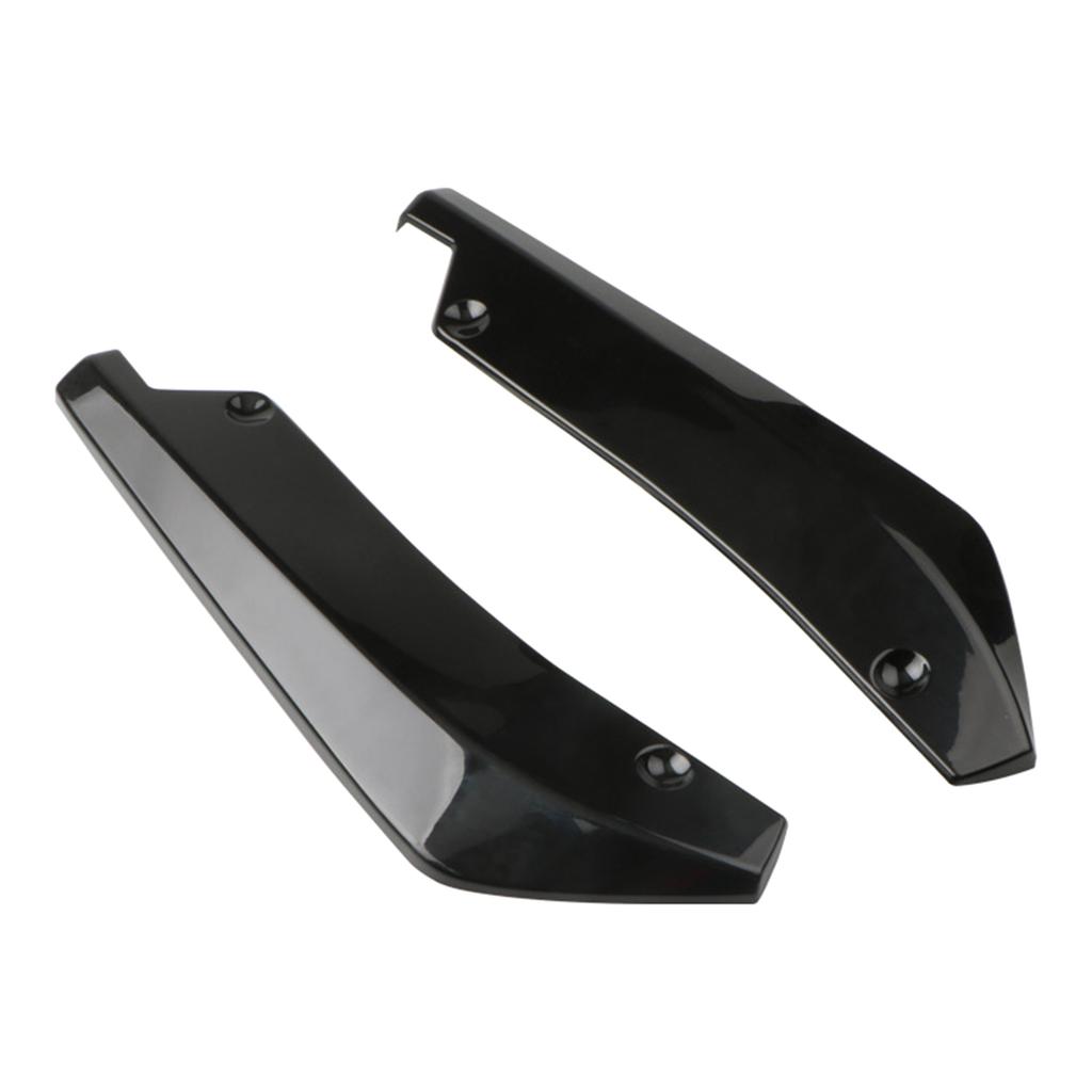 1 Pair Car Rear Bumper Lip Spoiler Diffuser Splitter Scratch Protector Winglets Side Skirt Extension Side Skirt