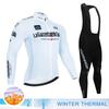 Tour De Italy D'ITALIA Sports Set Cycling Pants Man Shirt Complete 2024 Winter Thermal Fleece Jersey Uniform Men's Clothing Mtb