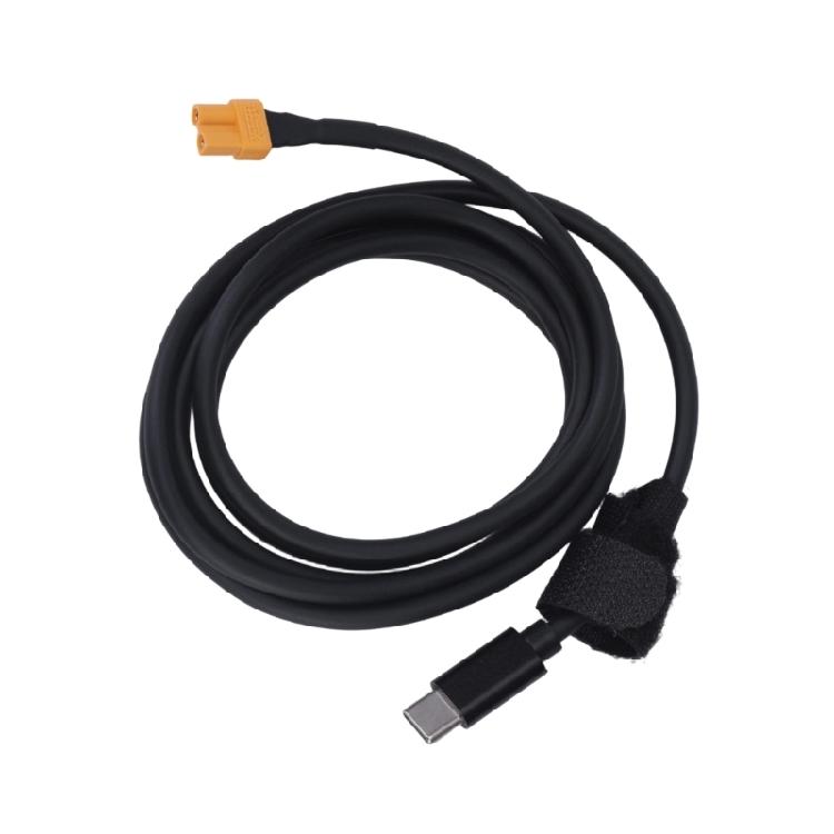 Зарядный провод USB C (папа) на XT30 (мама) для аккумуляторных блоков XT30, Черный зарядный кабель для обычного использования 50 см/1,5 м