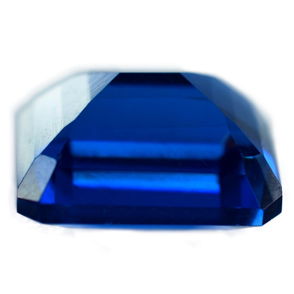 10 Ct Natural Blue Sapphire Gemstone Loose Emerald Shape