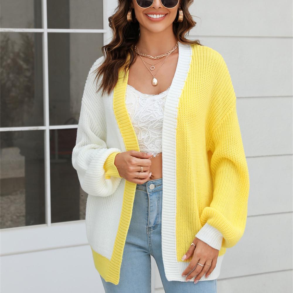 GMXIA Women's Fashion Casual Autumn Winter Long Sleeve Cardigans Sweater Coat