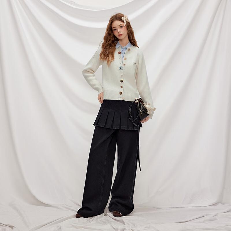 unifree Women's Loose Knit Cardigan Sweater