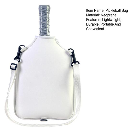 Сумка для ракетки Pickleball для женщин Сумка для тенниса через плечо Водонепроницаемая сумка для ракетки Pickleball для аксессуаров Pickleball