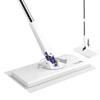 RUNELVES Floor Wiper, Automatic Clip-on Floor Mop, Compatible with Disposable Towels, Sheets, and Cloths, 25cm Wide, Wet/Dry Use, 360 Rotation, Joint