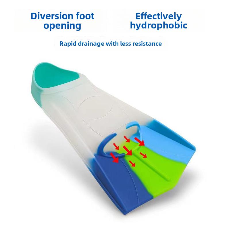 Силиконовые ласты для обучения плаванию для детей и взрослых – Короткие ласты для дайвинга