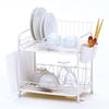 PEARL METAL Alesta Dish Drainer, 2-Tier, with Draining Tray, Standard Size, HB-1857