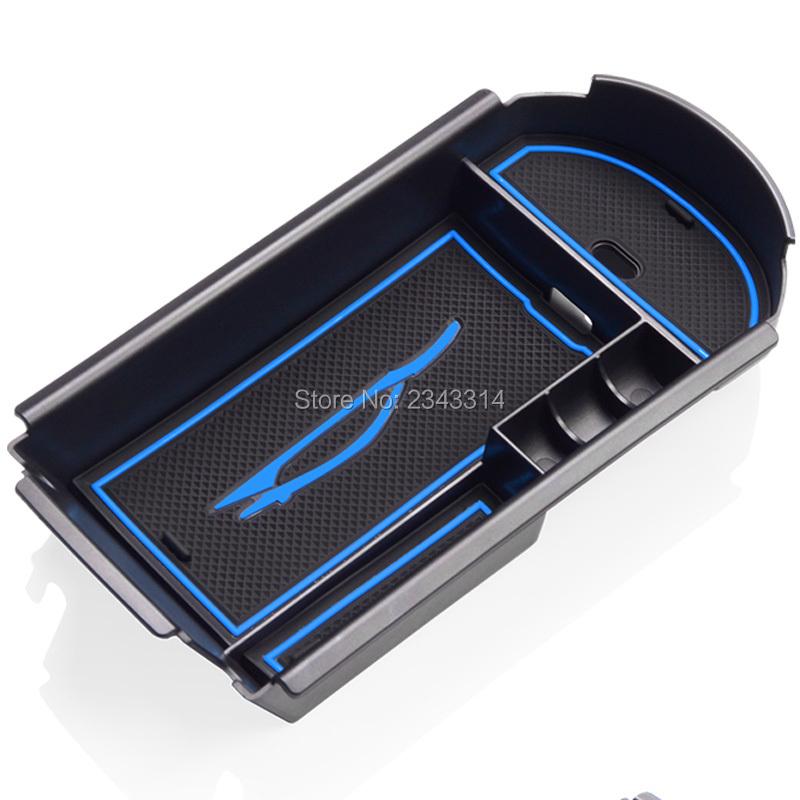 For Toyota C-HR CHR 2017- Plastic Blue Central Armrest Storage Box Glove Box Interior Tidying Car Styling Accessories