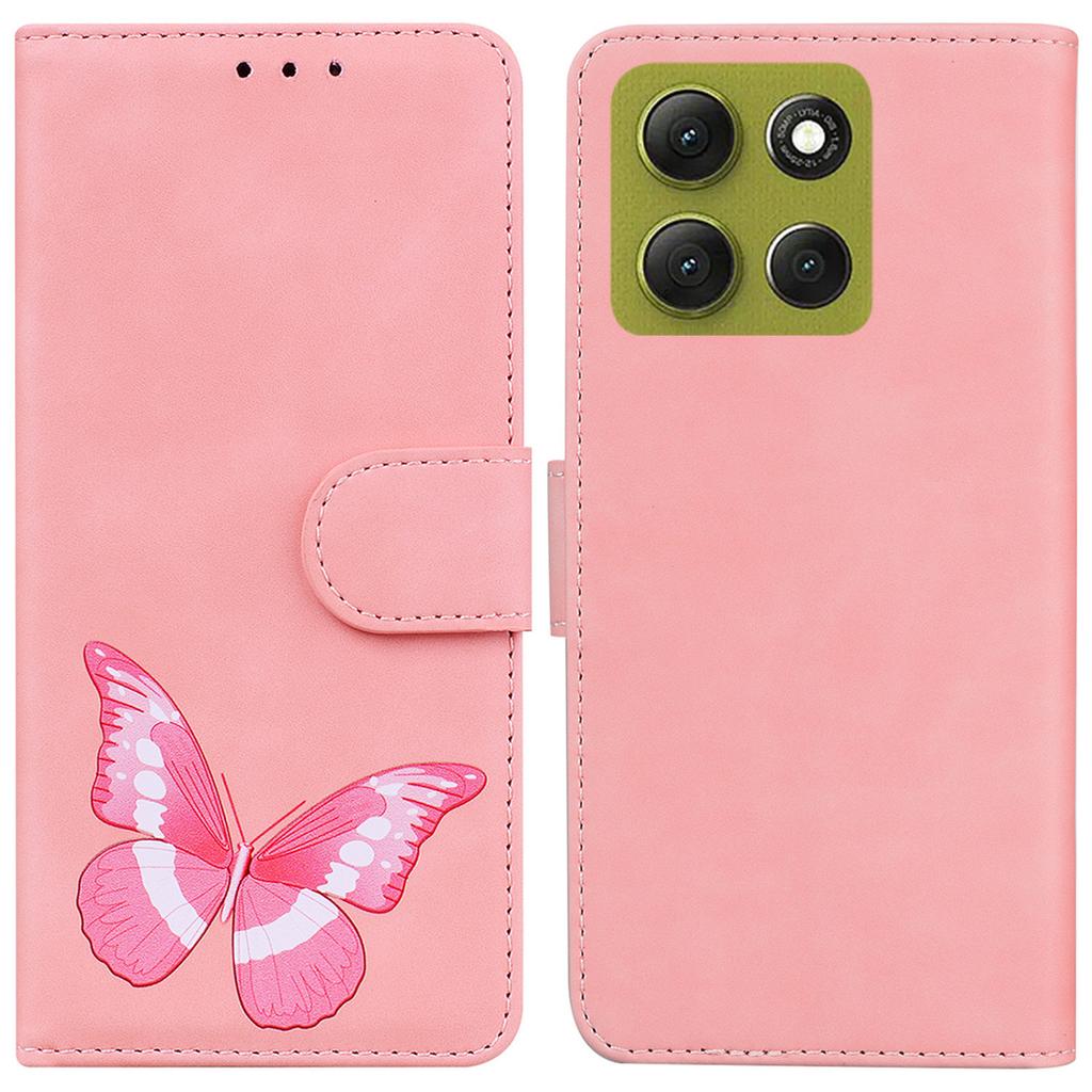 For Motorola Moto G86 5G Stand Case PU Leather Phone Cover Butterfly Printed