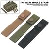 1 шт. Наружная тактическая стропа Molle 6 дюймов, стропа Molle, ремни Molle, ремень-застежка, нейлоновые ремни с кнопкой-большим пальцем