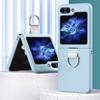 Чехол для телефона с жестким пластиковым кольцом для Samsung Galaxy Z Flip 6 5 4 3 Flip6 Flip5 Flip4 Flip3 5G защитный противоударный чехол