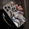 Artistic Butterfly Python Pattern For16 for Apple 17promax Mobile Phone Case for IPhone14 High-end Sense 13 All Inclusive 11