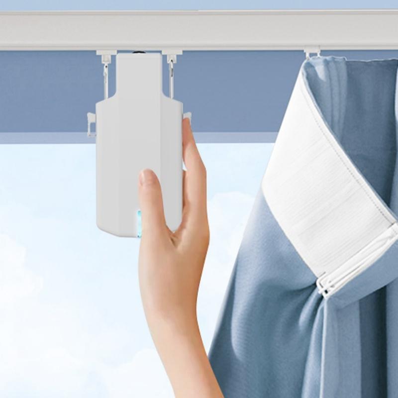 Curtain Control System Opener Smart Electric Curtain Robot Track Motor Remote Control Home Electric Drive Track Rod Automatic