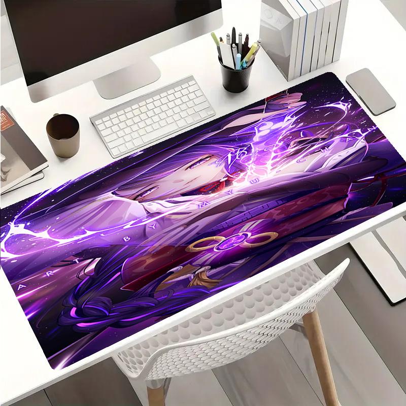 Genshin Impact Balzebub Mouse Pad - Non-Slip Rubber Base, Smooth Surface for Work,Gaming,Office,And Home Use, Desk Mouse Pad