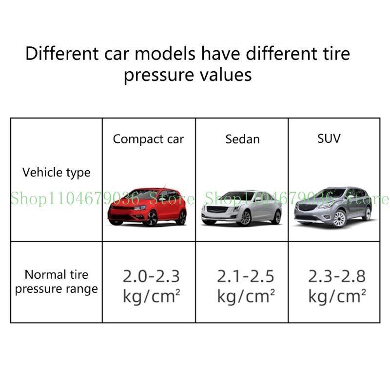 652F Accurate Air Pressure Tire Gauge 0-100PSI Air Meter Tester for Truck Car Bike Tire Measurement Pressure Gauge