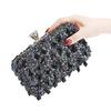 Women Wedding Clutch Rhinestone Bling Sequin Evening Bags Vintage Crystal Beaded Cocktail Party Party Purse