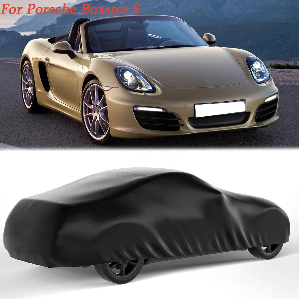 Car Cover Full Exterior Black Waterproof Sunshade Dustproof Protection For Porsche 911/718/928/968/992/Boxster/Cayman/Carrera